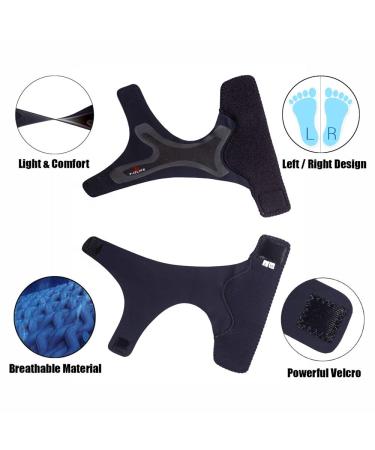 Ankle Compression Support Brace - Adjustable Lightweight Relief for Injury Recovery Joint Pain Achilles Tendon & Plantar Fasciitis | Fast International Shipping - Buy Online on GoSupps.com