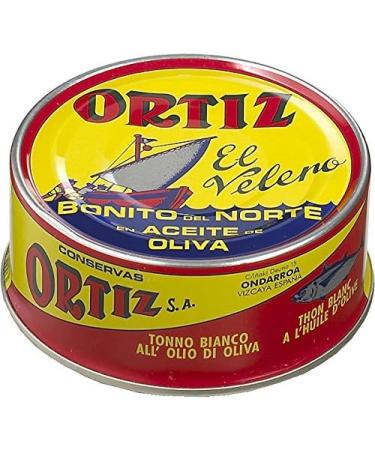 Conservas Ortiz White tuna in olive oil 250g Ortiz Pack of 6 - Buy Online on GoSupps.com