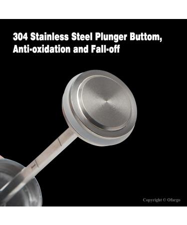 Ofargo Seringue alimentaire Seringue viande avec 4 Aiguilles injecteur de marinade pour Boeuf Poulet BBQ seringue marinade capacit de 60 ml/2 oz Mode d'emploi disponible Silver - Buy Online on GoSupps.com