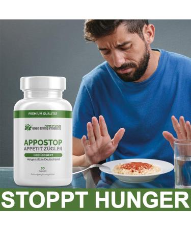 Appostop Appetite Support - Effective Appetite Blocker Capsules (60 Count) | Carbohydrate Blocker for Weight Loss - AppetiMmer Carboblock - Buy Online on GoSupps.com