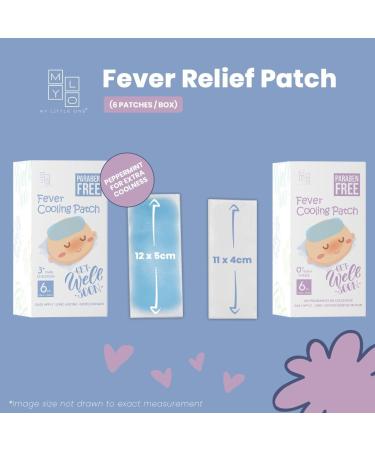 Mylo Get Well Soon Paraben-Free Fever Cooling Patch - 6 Cooling Gel Sheets for Babies 0-36 Months | International Shipping - Buy Online on GoSupps.com