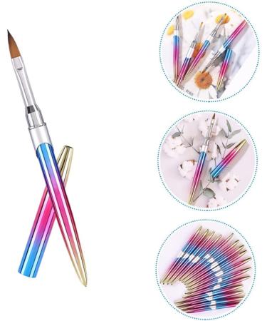 Healeved Nail Pen Nailpolishh Small Brush Nail Art Nail Line Pen Salon Nail Pen Finger Nail Brushs DIY Nail Pen Manicure Liner Manicure Pen Carved Pbt Nylon Wool Colour Pencil - Buy Online on GoSupps.com