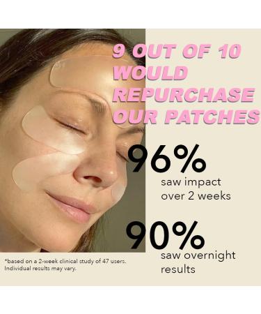 Reusable Silicone Face Patch Set - 5 Overnight Wrinkle Patches for Forehead Under-eye & Smile Line Repair - Buy Online on GoSupps.com