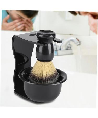 Complete Men's Shaving Kit - Synthetic Brush Stand & Bowl | Exfoliating Bristles for Ultimate Shaving Experience - Buy Online on GoSupps.com