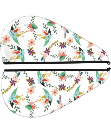 Pretty Floral Microfiber Hair Towel Wrap - Soft Super Absorbent Quick Dry for Long Curly & Thick Hair | Coral Velvet Hair Cap for Women - Buy Online on GoSupps.com