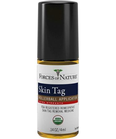 Extra Strength Organic Skin Tag Remover Roll-On â€“ Forces Of Nature, 0.14 oz - Buy Online on GoSupps.com