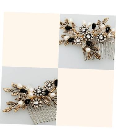 Ipetboom 1pc Bridesmaids Accessories Bride Comb Rhinestone Comb Wedding Hair Clips Bridal Hair Comb Gold Headpiece Comb for Bride Tiara Rhinestone Hair Comb S870 Wedding Accessories Fashion - Buy Online on GoSupps.com