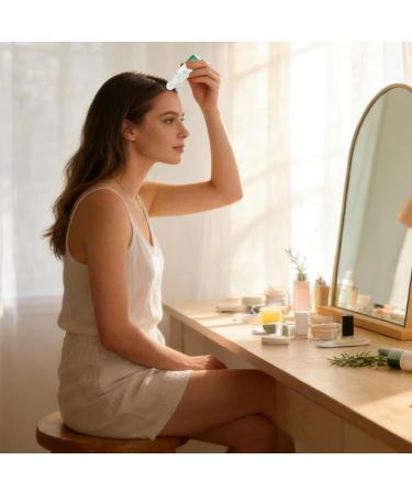 Hair Growth Promoting Oil 20ml Roll-on Natural Scalp Care Drops - Hair Growth Oil for Women | For Women and Men Anti-Breakage Silky Texture - Buy Online on GoSupps.com