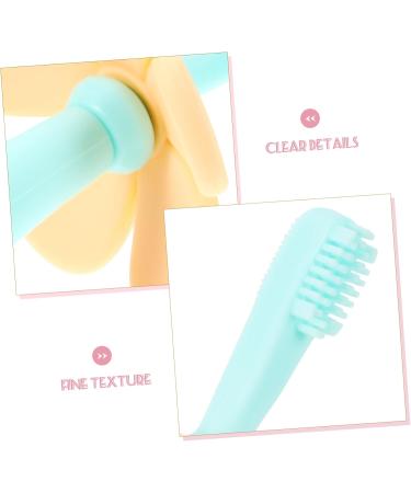 Minkissy Silicone Toothbrush Set for Babies & Children - 2-Piece Dental Care Solution - Buy Online on GoSupps.com