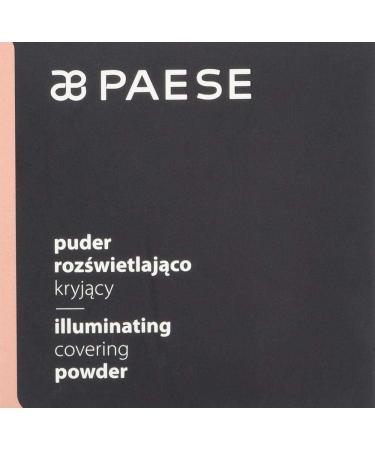 Paese Cosmetics 3C Golden Beige Illuminating Covering Powder | High Coverage | 9g - Shop Internationally - Buy Online on GoSupps.com