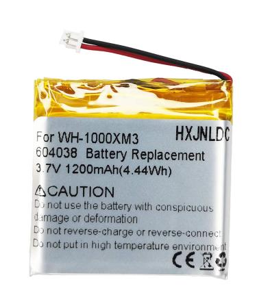 3.7V 1200mah Li-Polymer Battery Replacement for Sony WH-1000XM3WH-1000XM4WH-XB900NWH-H910NWH-CH710N Bluetooth Wireless Noise canceling Stereo Headset SM-03 SP 624038
