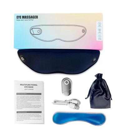 Heated Eye Mask with Vibration | Cordless Rechargeable Massager for Dry Eyes Puffiness & Blepharitis Relief - Buy Online on GoSupps.com