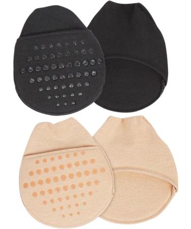 6 Pairs Seamless Invisible Forefoot Pad Half Socks - Cushioned Toe Topper Liner for Comfort | International Shipping - Buy Online on GoSupps.com