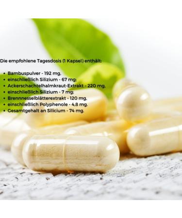 Buy Formeds Bicaps Silica+ | 74 mg Organic Silicon Dietary Supplement | Vegan & Vegetarian | 60 Capsules - Buy Online on GoSupps.com