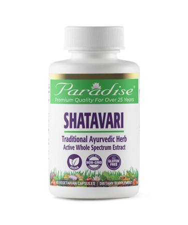 Paradise Herbs Shatavari 60 Vegetable Capsules