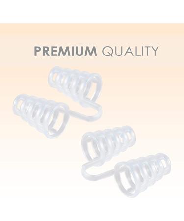 12 Pack Small Nose Vent Sinus Relief Dilators - Reusable Silicone Vents for Snorers - Peaceful Sleep Solution by Mobi Lock - Buy Online on GoSupps.com