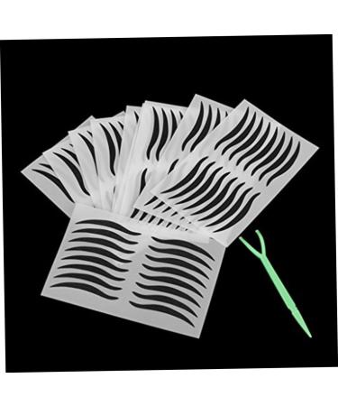 PLAFOPE 80 Pairs Eyeliner Eyeshadow Sticker Eyeliner Stickers LED Eyeliner Strip Crease Eyeline Tape Black - Buy Online on GoSupps.com