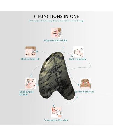 Gua Sha Facial Tools- Beauty Skin Care Face Roller Massager Muscle Relaxing Skin Care Tools for Face Body Eyes Neck Skin Tightening Routine(D) - Buy Online on GoSupps.com