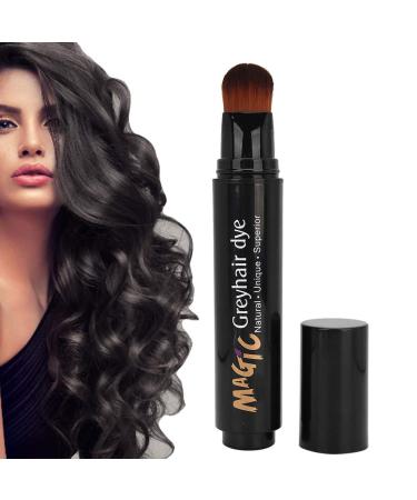 20ml Disposable Hair Dye Pen Instant White Hair Coverage Hair Color Pen for Unisex Men Women(Dark Brown)