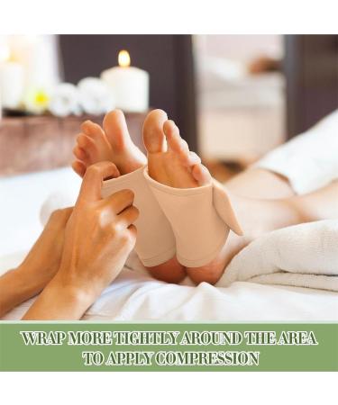 Castor Oil Pack Wrap for Feet Adjustable Soft Flannel Cloth Castor Oil Pack Gift for Friends Family Members Khaki - Buy Online on GoSupps.com