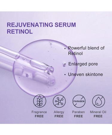 Epielle Rejuvenating Retinol Night Serum - Brighten Repair & Renew Skin | Anti-Aging Fine Lines & Wrinkles | 1 Fl Oz | Korean Skincare for All Skin Types - Buy Online on GoSupps.com