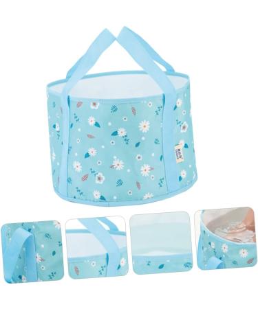 minkissy 1pc Folding Foot Basin Travel Foot Tub Foldable Wash Basin Water Basin Travel Foot Bath Travel Water Bucket Camping Water Pedicure Foot Spa Tub Barrels Pvc Water Container Portable - Buy Online on GoSupps.com
