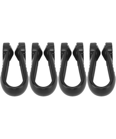 Manual Acupressure Clip Set - Flower-Shaped Relaxation Clips for Migraines - 4 Pieces - Universal Safety Design (Black) - International Shipping - Buy Online on GoSupps.com