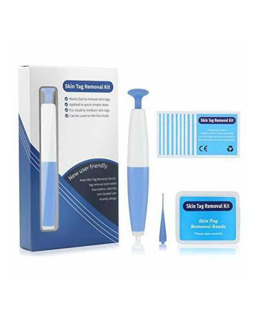 Auto Skin Tag Remover Kit Skin Tag Removal Device Warts Removal - 20 Bands White