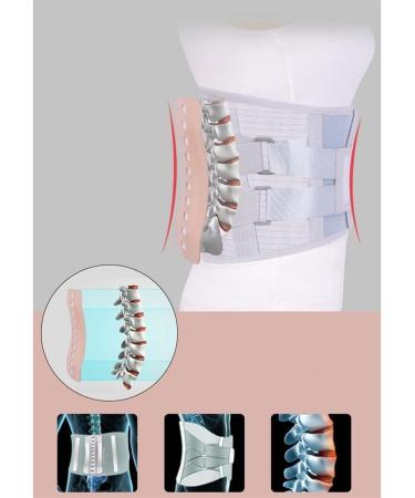 Tiiffy Orthopedic Tourmaline Magnetic Steel Waist Support Belt for Men & Women - Lumbar Back Pain Relief (Color: B Size: L) - Buy Online on GoSupps.com