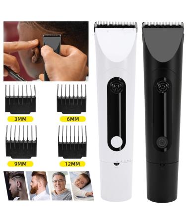 Professional Cordless Hair Clippers for Men - Titanium Alloy Blade Hair Cutting Trimmer & Electric Shaver - Barber Razor Cutter (Black - Buy Online on GoSupps.com