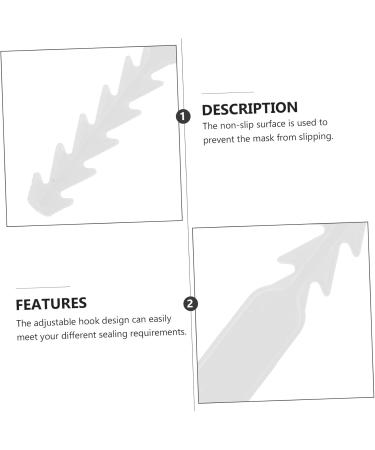 Exceart 60 Pcal Masking Hooks - Face Cover & Hearing Protection | Adjustable Earrings & Ocean Belt Adjuster - 3pcs - Buy Online on GoSupps.com