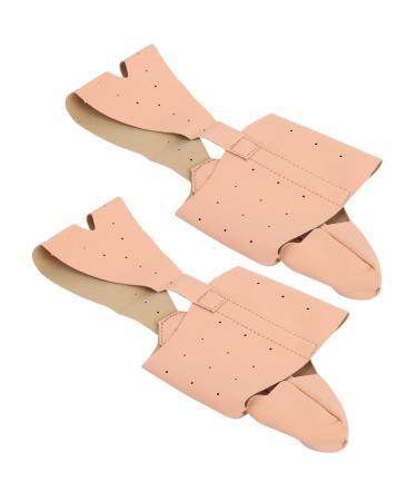 Flbirret 2Pcs Ultra-Thin Bunion Corrector Sleeves Toe Splint Brace Straightener Cushion for Foot Pain Relief and Correcting Mild Valgus Small