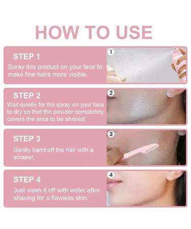 Hair Identifier Spray for Face Shaving Moisturizing and Skin Care Dermaplaner Spray Quick-Dry Shaving Powder Spray for Men and Women Dermaplane spray for All Skin Types Skin Care 4 fl oz 1PC - Buy Online on GoSupps.com