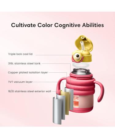 bc babycare Stainless Steel Sippy Cup - Rose - Buy Online on GoSupps.com