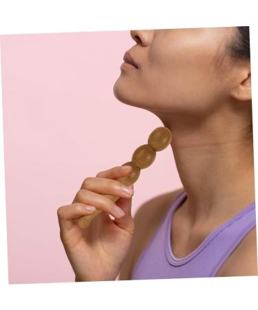 Solustre 20 STK Pearl Gua Sha Massage Tool Set - Wooden Body & Foot Massage Device for Skincare & Acupuncture - Buy Online on GoSupps.com