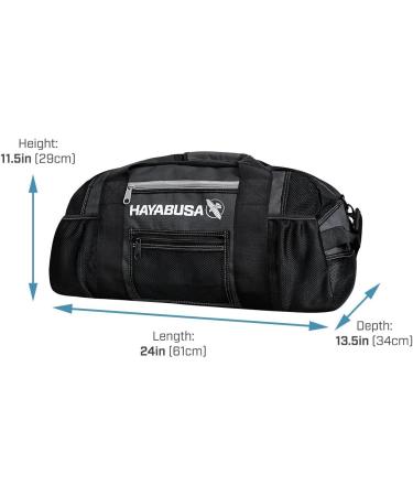 Hayabusa Ryoko Mesh Gear Bag - Black/Grey 70L - Top-Quality Gear Bag for Athletes - Buy Online on GoSupps.com