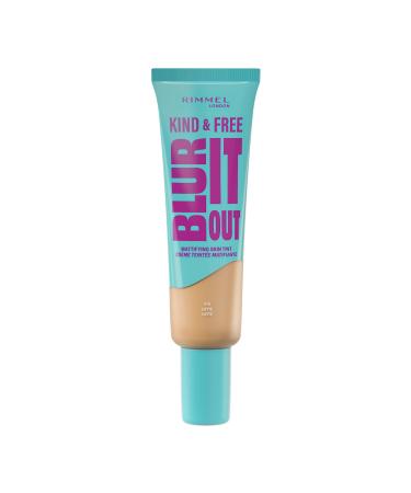 Rimmel Rimmel London Kind & Free Blur It Out Matte Foundation 410 Milk all-day shine control lightweight matte finish 30 ml