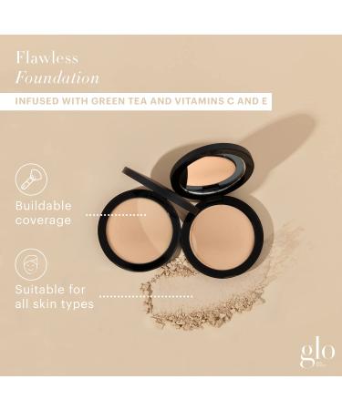 Glo Skin Beauty Pressed Base Powder Foundation Makeup - Honey Medium - Buy Online on GoSupps.com