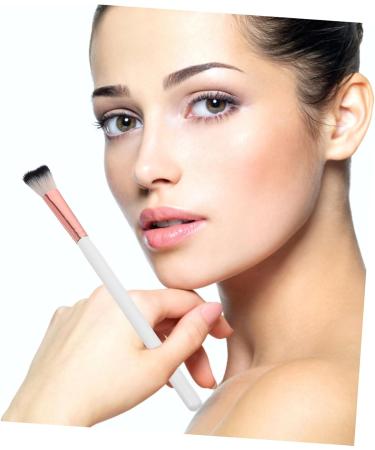 IWOWHERO 3pcs Fish Tail Brush Makeup Tool Portable Nose Brush Nose Brush for Women Makeup Brush Wooden Handle 18.50X1.00X1.00CM As Shown - Buy Online on GoSupps.com