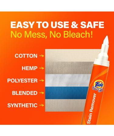 Tide to Go Instant Stain Remover Liquid Pen 3 Count - 2 Packages | Fresh Stain Remover Pen - Pack of 3 - Buy Online on GoSupps.com
