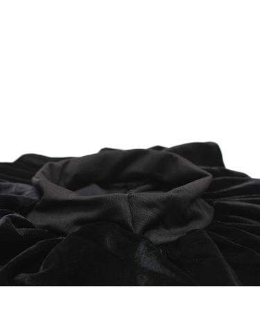 Belle Pink Magic Collection Velvet Jumbo Plus Bonnet Sleep Cap - Extra Jumbo Black - Buy Online on GoSupps.com