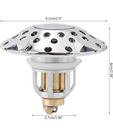 Convenient Drain Stopper Efficient Popup Drain Anti-Odor Sink Strainer Simple Replacement Lightweight for Bathroom Sinks Sink Strainer Plug Easy to Use Bathroom Sink Plug Leak-Proof Basin Drain Plug - Buy Online on GoSupps.com