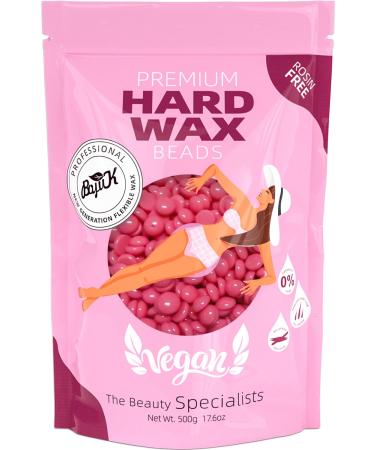 Wax Beads BOYUJK Professional Hard Wax Beads for Full Body Facial And Legs Painless Gentle Hair Removal Wax Beads for Women and Men (500g Red) Red 500g - Buy Online on GoSupps.com