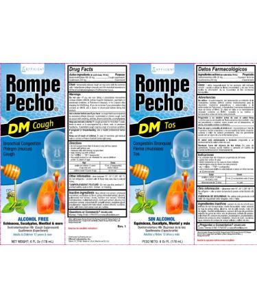 Rompe Pecho DM 6oz - Fast-Acting Cold and Cough Syrup - Buy Online on GoSupps.com