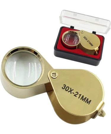 Portable 30X 21mm s Magnifier Gold Eye Loupe Stone Full of Stars - Buy Online on GoSupps.com