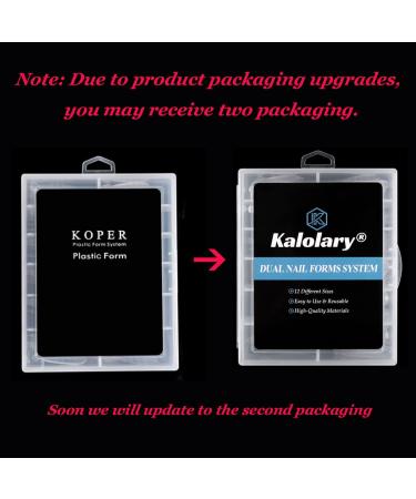 Kalolary Dual Nail Forms Set | 120PC Stiletto Nail Tips + 10 Blue Nail Clips Nail File & UV Gel Brush for Professional Nail Art Extension - Buy Online on GoSupps.com