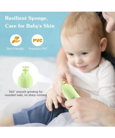 Zooawa 20-in-1 Electric Baby Nail Trimmer Kit - Avocado Green - Buy Online on GoSupps.com