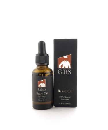 G.B.S Natural Beard Oil and Dropper 1fl oz Unscented