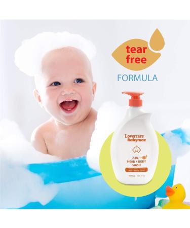Babymac 2-in-1 Head & Body Wash - Tear Free 33.8 Fl. oz | Gentle Cleansing for Babies & Kids - Buy Online on GoSupps.com