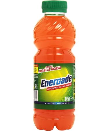 24x Energade Arancia Rossa Bevanda energetica red orange energy drink 05 liter